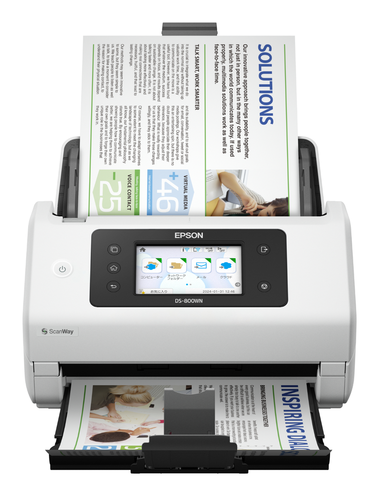 Epson DS-800WN Dokumentenscanner, A4, 50 S./Min.