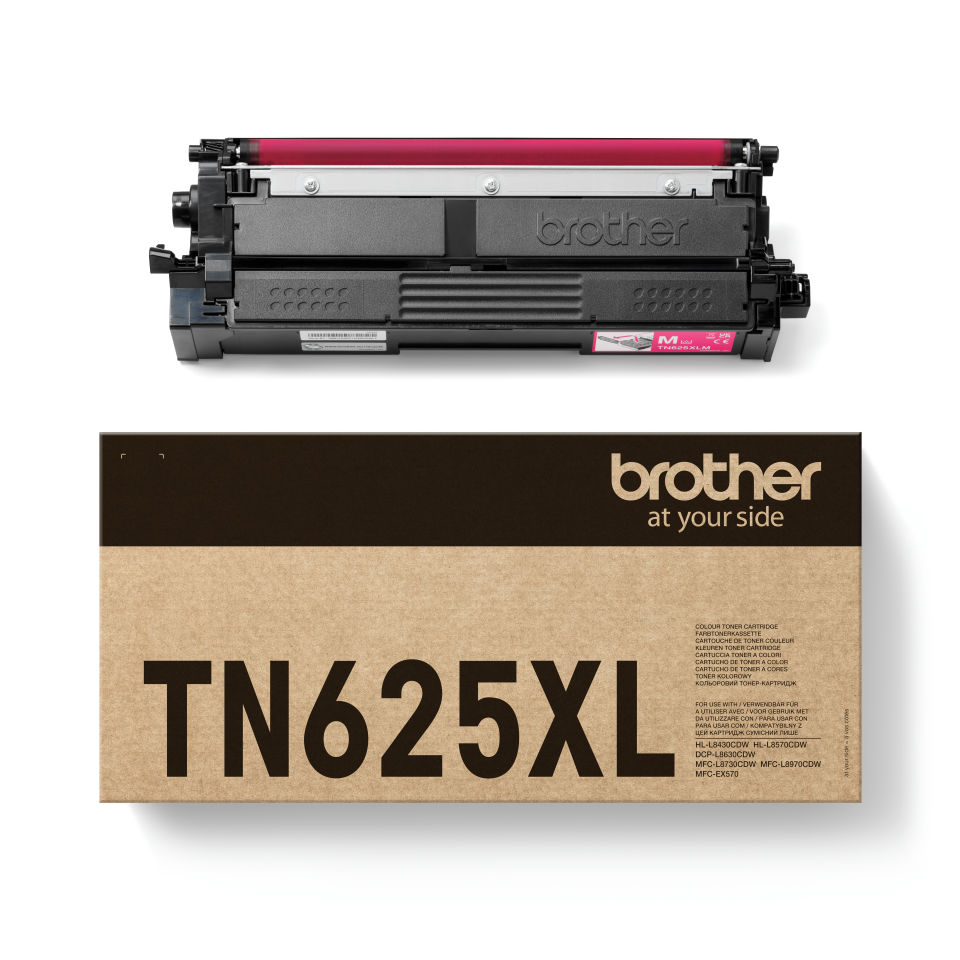[TN625XLM] Brother TN-625XLM / TN625XLM magenta toner XL, 4,500 pages