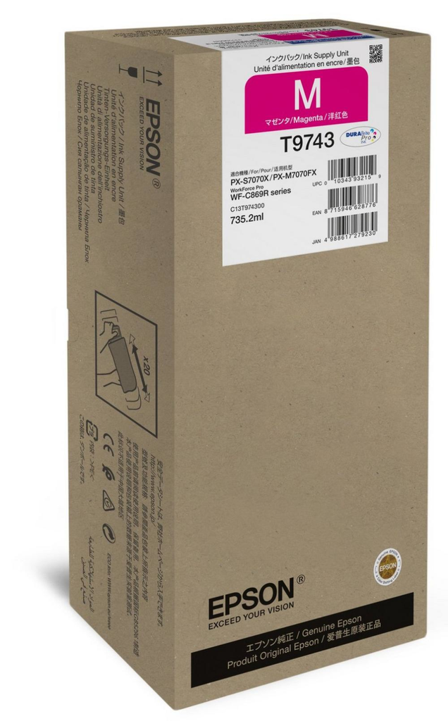 Epson magenta ink tank C13T97430N
