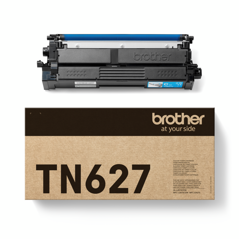 [TN627C] Brother Toner TN-627C / TN627C Cyan ultrahohe Reichweite, 10.000 Seiten