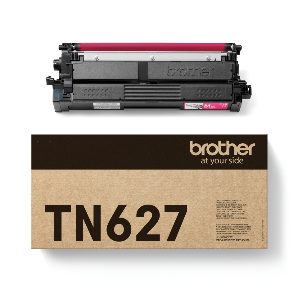 Brother Toner TN-627M / TN627M Magenta ultrahohe Reichweite, 10.000 Seiten