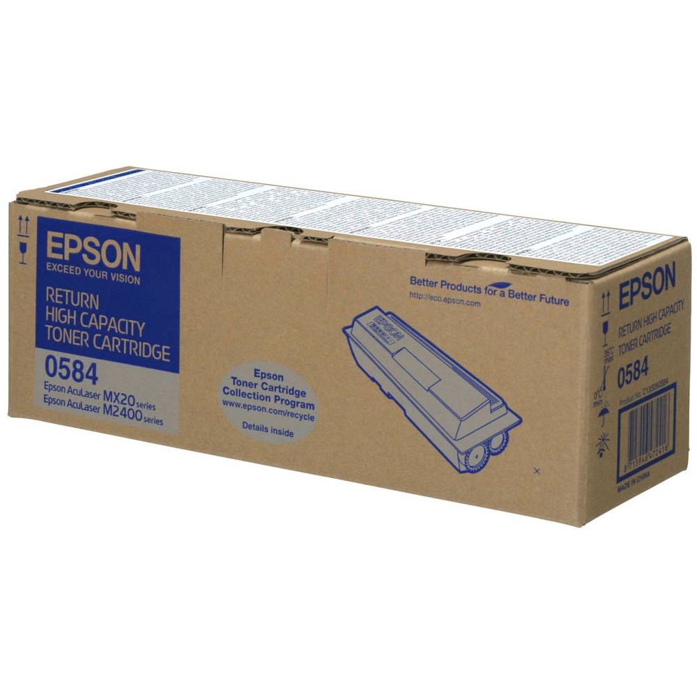 Toner Epson C13S050584 noir, 8 000 pages