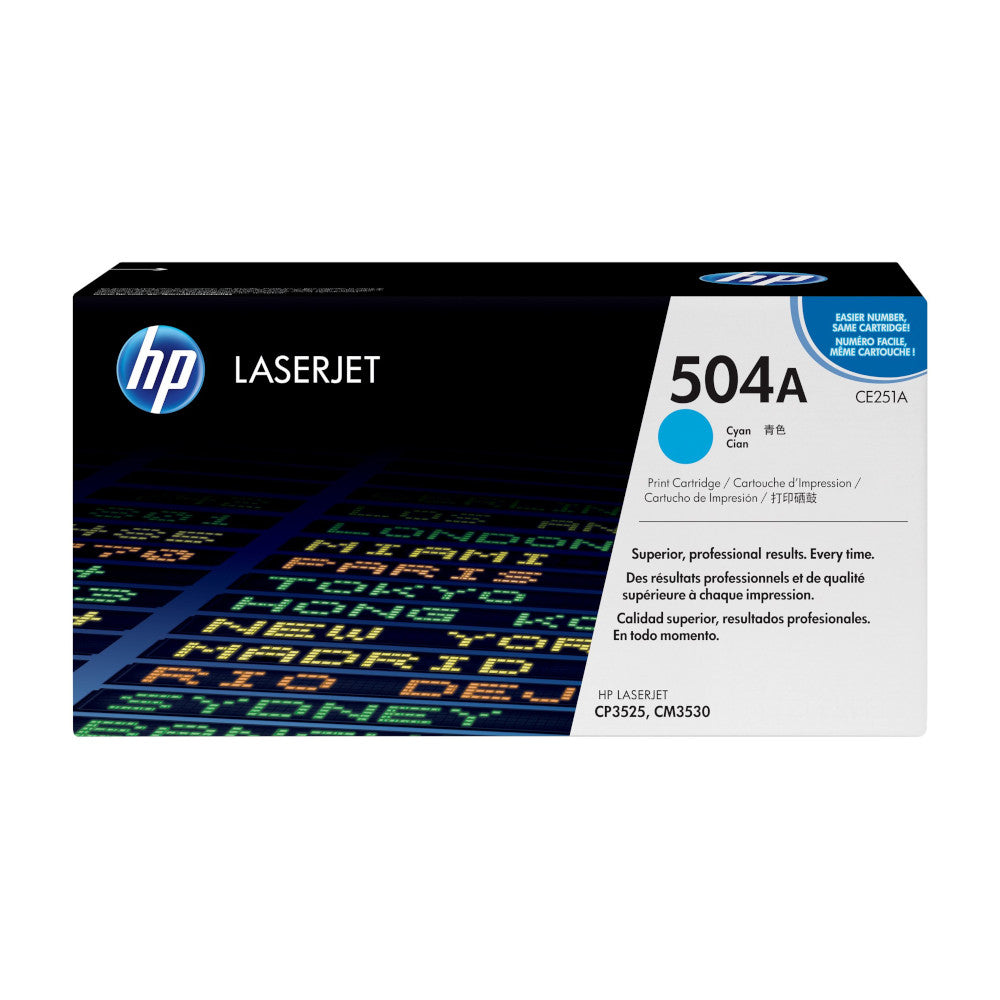 Toner HP 504A Cyan, 7.000 Seiten