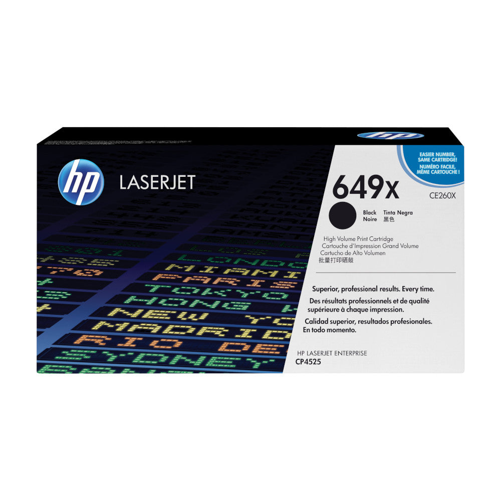 [CE260X] HP 649X black toner, 17,000 pages