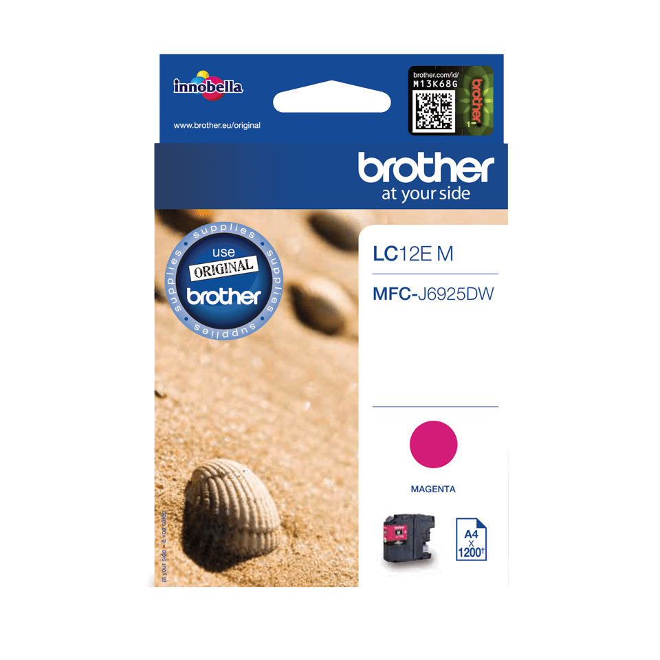 [LC12EM] Cartouche d'encre Brother LC-12EM / LC12EM magenta, 1 200 pages