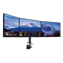 Iiyama DS1003C-B1 Tischhalterung für drei Monitore, 10 bis 27 Zoll, schwarz