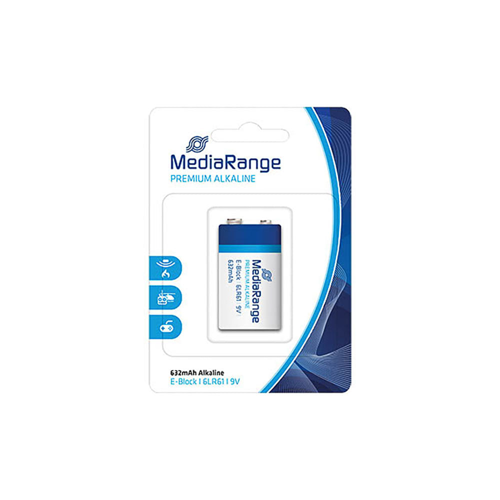 MediaRange MRBAT107 9 V alkaline battery, 6LR61