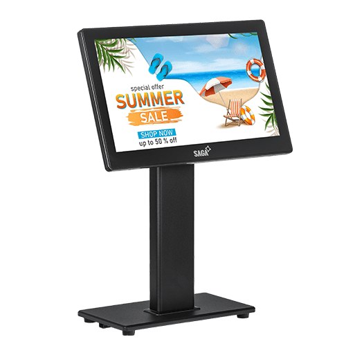 SAGA SGDP-116 11.6 inch customer display, USB powered, 1366 x 768, Tilting head