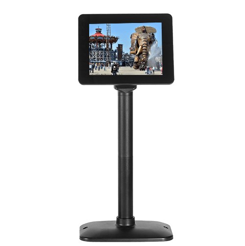 [SGDP80] Écran client 8 pouces SAGA SGDP-80, USB auto-alimenté, 1024 x 768, Pied ajustable