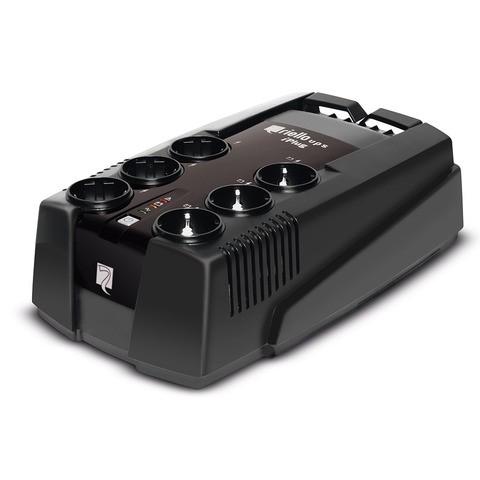 [IPG600FR] Riello iPlug 600 Line-Interactive-USV 600 VA, 360 W, 3 Steckdosen Typ E, USB