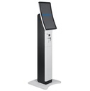 SAGA KURVEO 23.6 23,6-Zoll-Bestellkiosk mit gebogenem Display, Windows 11, Core i5-1035U, Säulenversion 165 cm