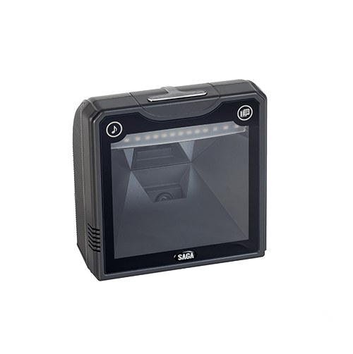 [SGBS600M] Scanner fixe vertical omnidirectionnel SAGA SGBS-600M, Imager 1D/2D, Lecture jusqu'à 360°, USB