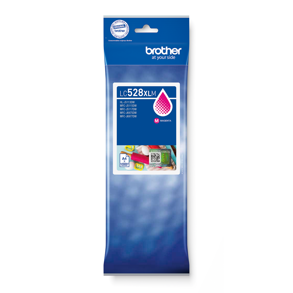 Brother Tintenpatrone LC-528XLM / LC528XLM Magenta ultrahohe Reichweite, 10.000 Seiten