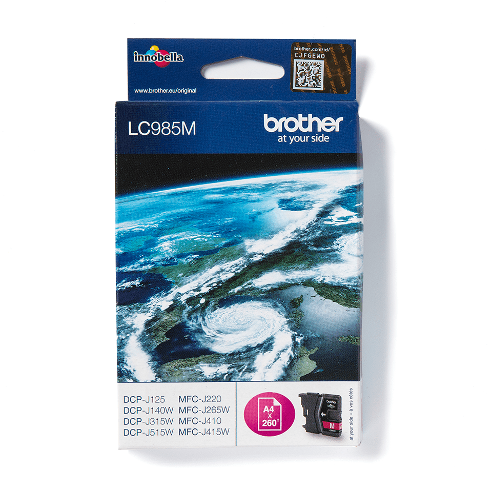 Cartouche d'encre Brother LC-985M / LC985M magenta, 260 pages