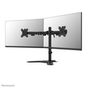 Neomounts DS45-600BL2 Monitorständer, 10 bis 32 Zoll, bis 6 kg, 2 Bildschirme, VESA 75x75 bis 100x100