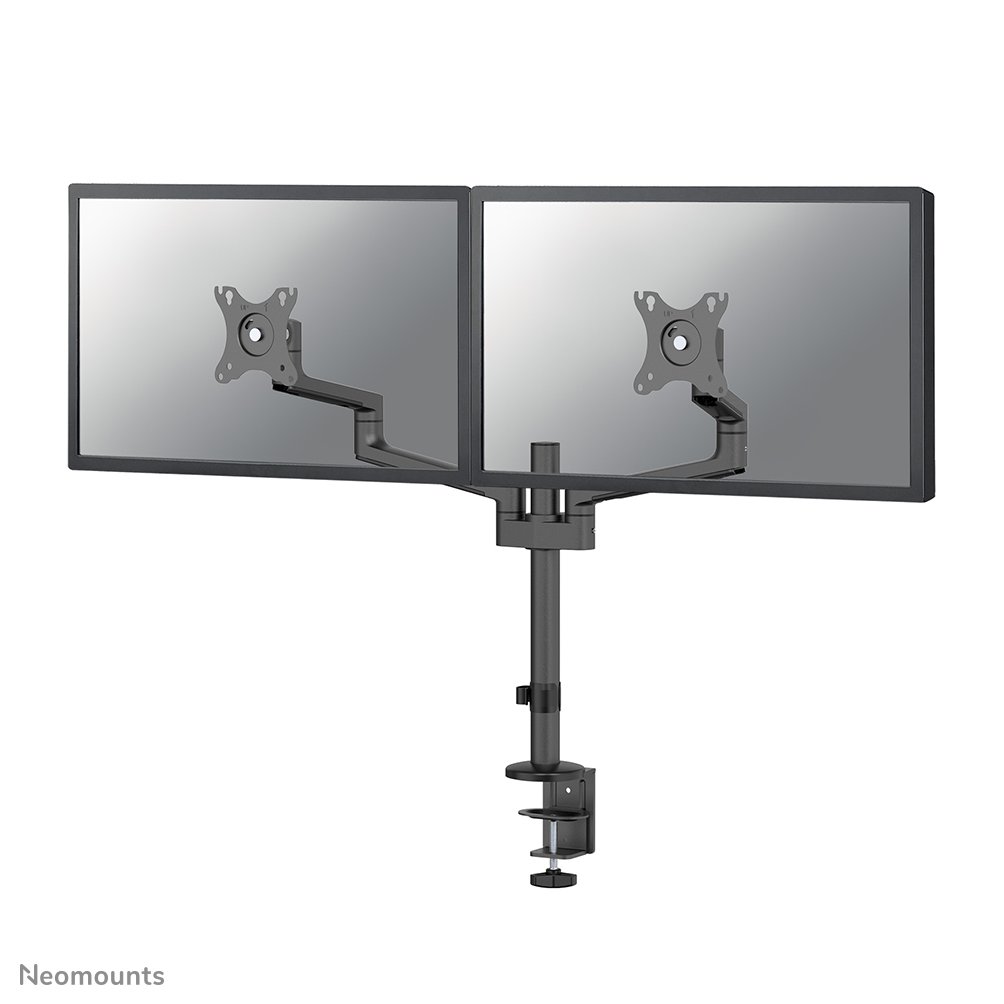 [DS60425BL2] Neomounts DS60-425BL2 Monitorarm, 17 bis 27 Zoll, bis 8 kg, 2 Bildschirme, VESA 75x75 bis 100x100
