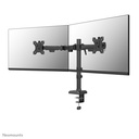 Neomounts DS60-600BL2 monitor arm, 10 to 32 inch, up to 8 kg, 2 screens, VESA 75x75 to 100x100