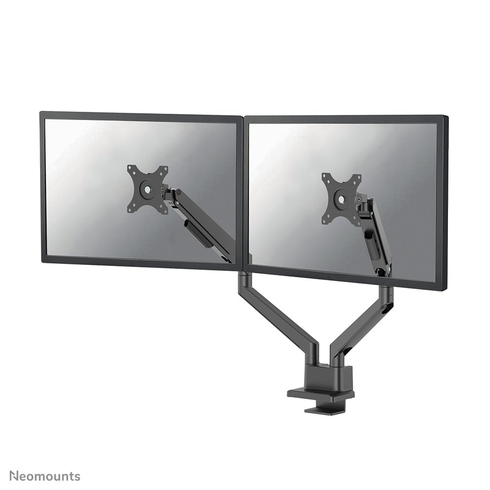 Neomounts DS70-250BL2 Monitorarm, 17 bis 32 Zoll, bis 9 kg, 2 Bildschirme, VESA 75x75 bis 100x100