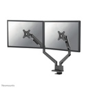Neomounts DS70-250BL2 monitor arm, 17 to 32 inch, up to 9 kg, 2 screens, VESA 75x75 to 100x100