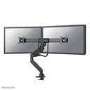 Neomounts DS75-450BL2 monitor arm, 17 to 32 inch, up to 8 kg, 2 screens, VESA 75x75 to 100x100