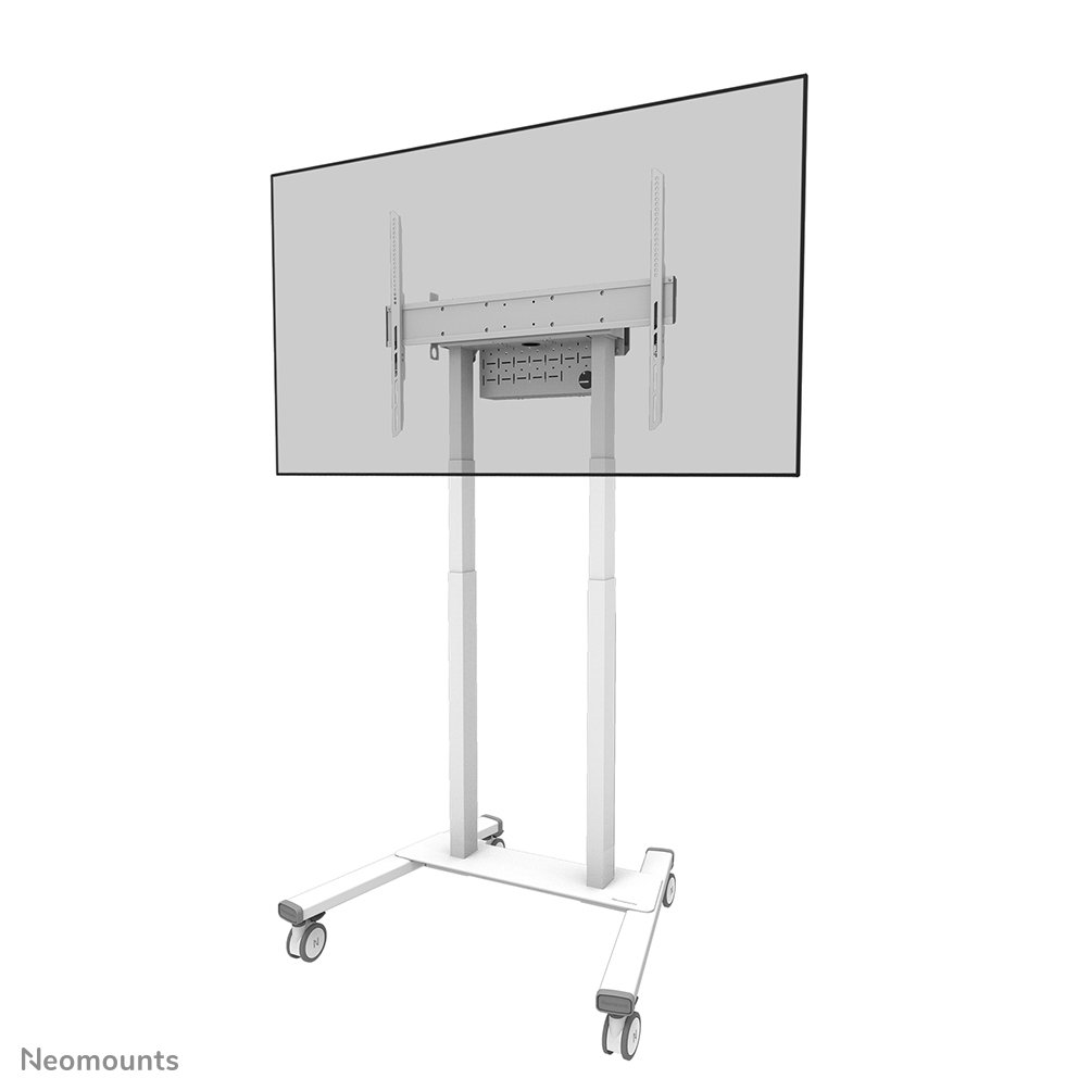 [FL55875WH1] Neomounts FL55-875WH1 Display-Rollwagen, 55 bis 100 Zoll, bis 110 kg, VESA 100x100 bis 800x600, Fixiert