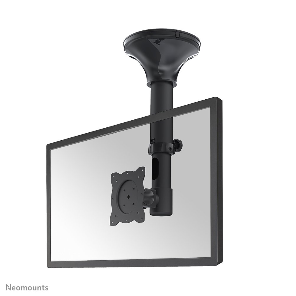 Neomounts FPMA-C025BLACK ceiling mount, 10 to 30 inch, up to 12 kg, VESA 75x75 to 100x100, Tilt