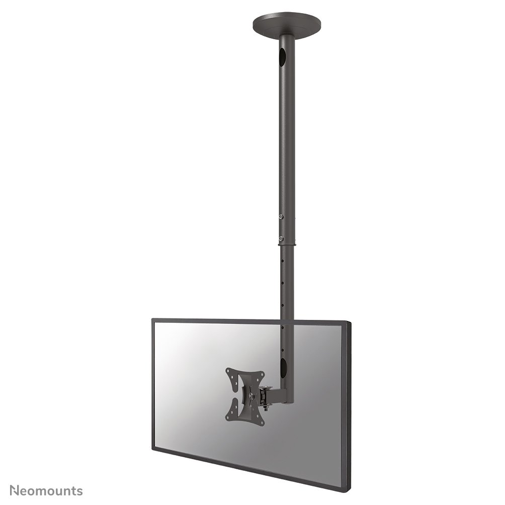 [FPMAC050BLACK] Neomounts FPMA-C050BLACK Deckenhalterung, 10 bis 30 Zoll, bis 20 kg, VESA 50x50 bis 100x100, Neigen, Schwenken