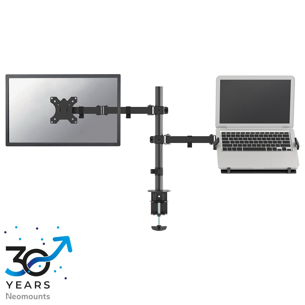[FPMAD550NOTEBOOK] Neomounts FPMA-D550NOTEBOOK monitor arm, 10 to 32 inch, up to 8 kg, VESA 75x75 to 100x100, Tilt, Rotate, Swivel