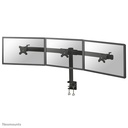 Neomounts FPMA-D700D3 monitor arm, 10 to 27 inch, up to 8 kg, 3 screens, VESA 75x75 to 100x100