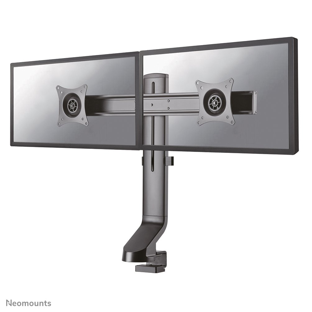 [FPMAD860DBLACK] Bras support d'écran Neomounts FPMA-D860DBLACK, 10 à 27 pouces, jusqu'à 7 kg, 2 écrans, VESA 75x75 à 100x100