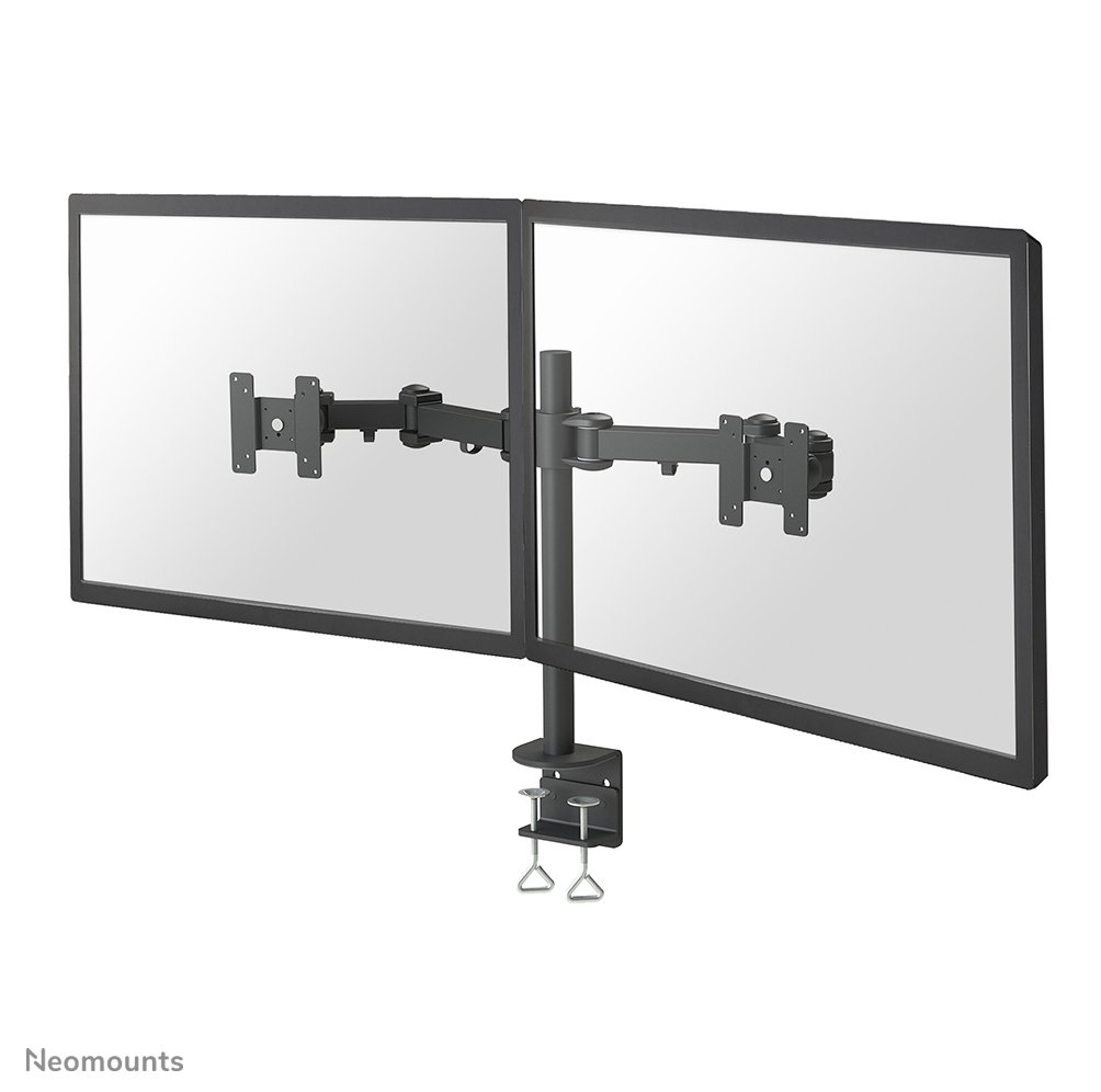 Neomounts FPMA-D960D Monitorarm, 10 bis 27 Zoll, bis 8 kg, 2 Bildschirme, VESA 75x75 bis 100x100