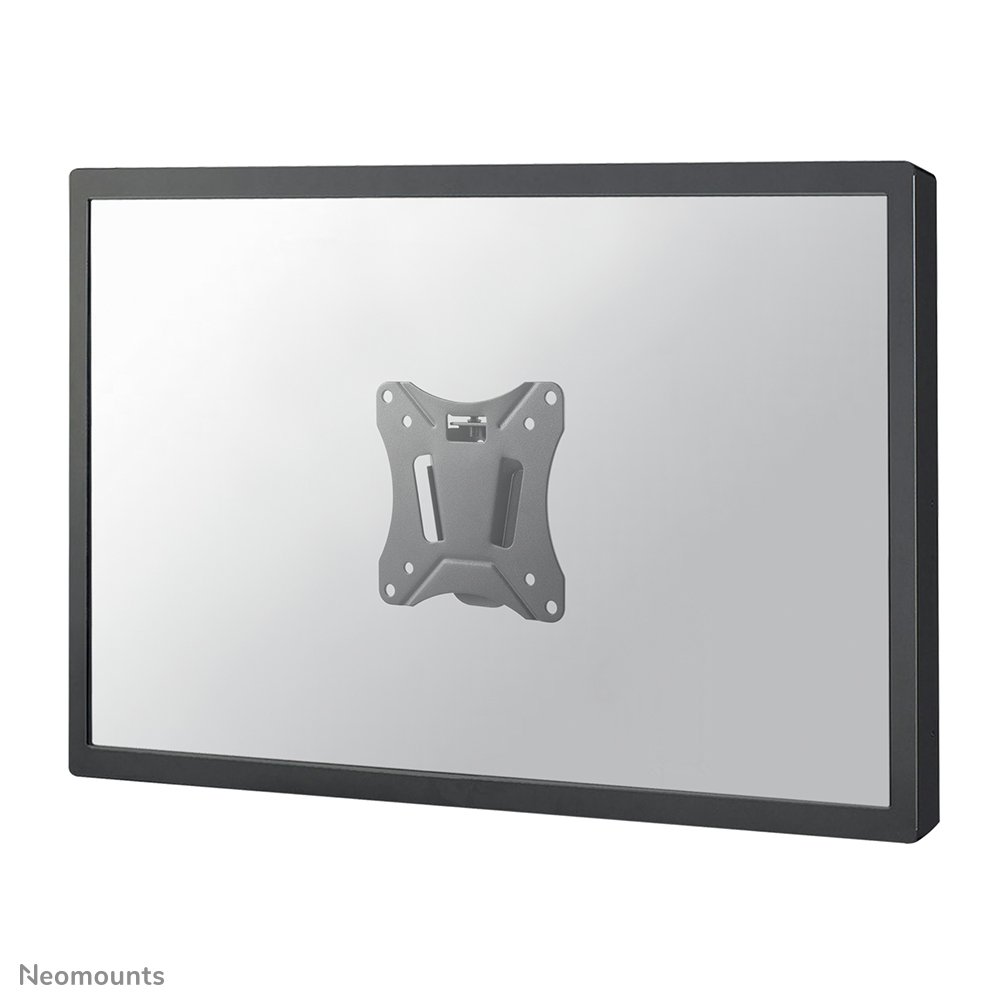 Support mural pour écran Neomounts NM-W25BLACK, 10 à 30 pouces, jusqu'à 25 kg, VESA 75x75 à 100x100, fixé