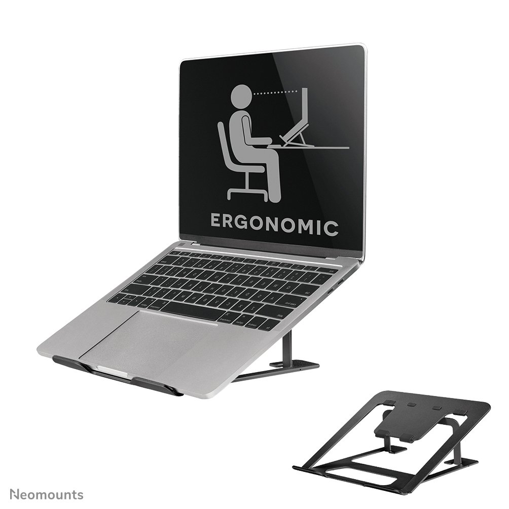 [NSLS085BLACK] Support pour ordinateur portable Neomounts NSLS085BLACK, 10 à 17 pouces, jusqu'à 5 kg, inclinaison