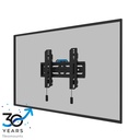 Support mural pour écran Neomounts WL30S-850BL12, 24 à 65 pouces, jusqu'à 40 kg, VESA 50x50 à 200x200, fixé