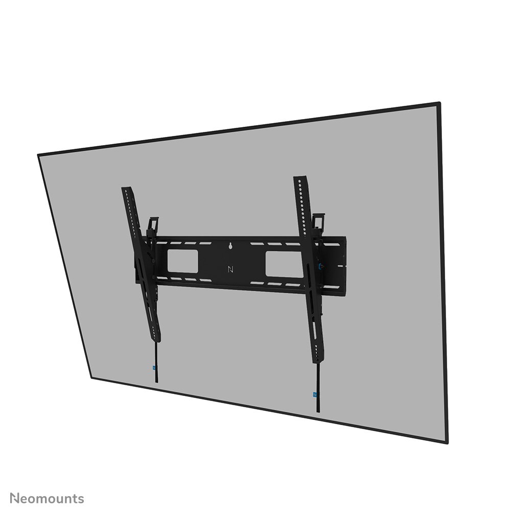 Support mural pour écran Neomounts WL35-750BL18, 55 à 98 pouces, jusqu'à 125 kg, VESA 100x100 à 800x600, inclinaison
