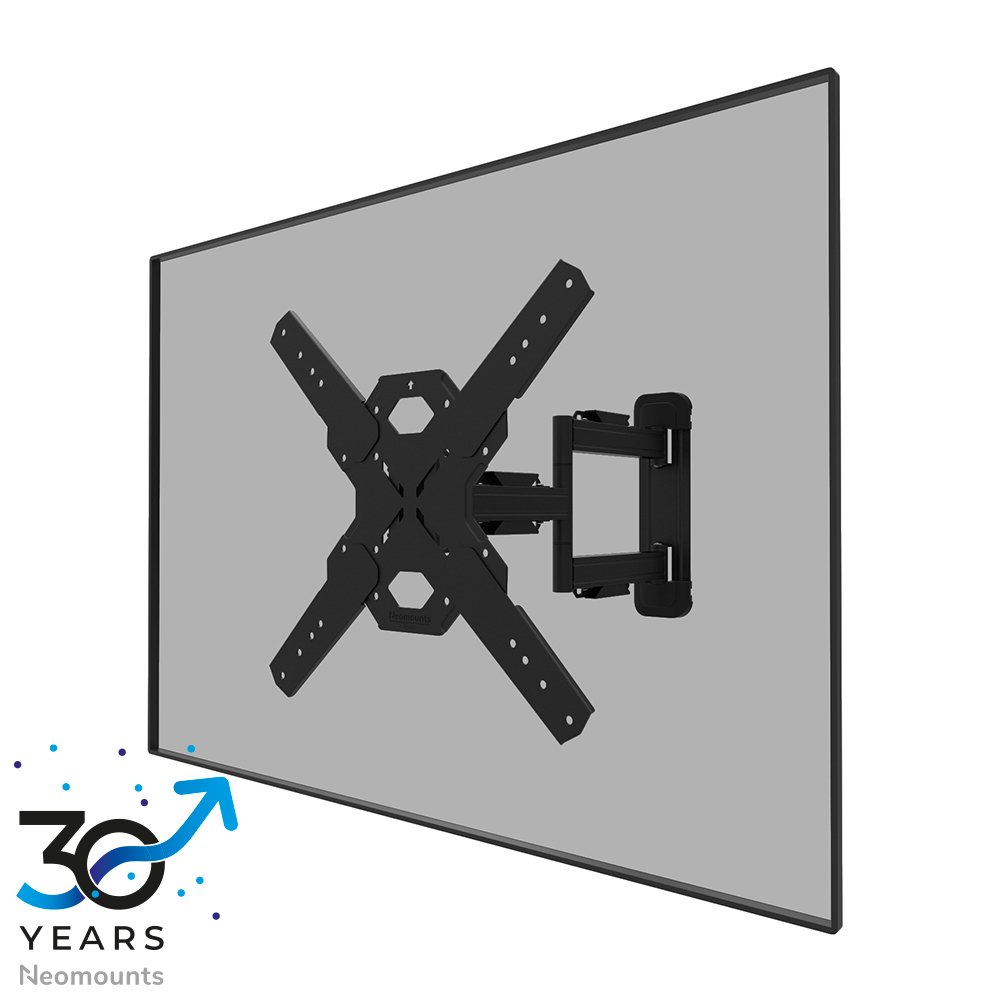 Neomounts WL40S-850BL14 Wandhalterung, 40 bis 65 Zoll, bis 40 kg, VESA 100x100 bis 400x400, Neigen, Schwenken