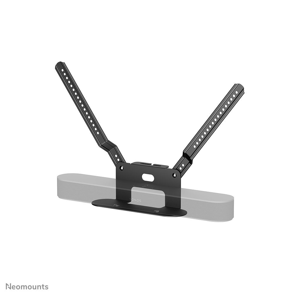 [AV35726BL1] Support pour barre de visioconférence Neomounts AV35-726BL1, 75 pouces, jusqu'à 5 kg, VESA 200x200 à 600x400, fixé