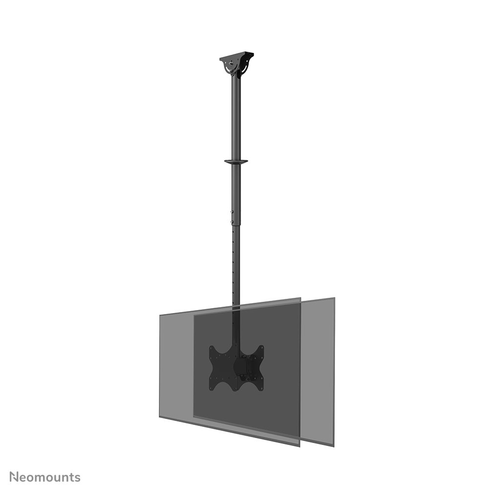 [CL35340BL22] Support de plafond pour écran Neomounts CL35-340BL22, 23 à 43 pouces, jusqu'à 45 kg, 2 écrans, VESA 100x100 à 200x200