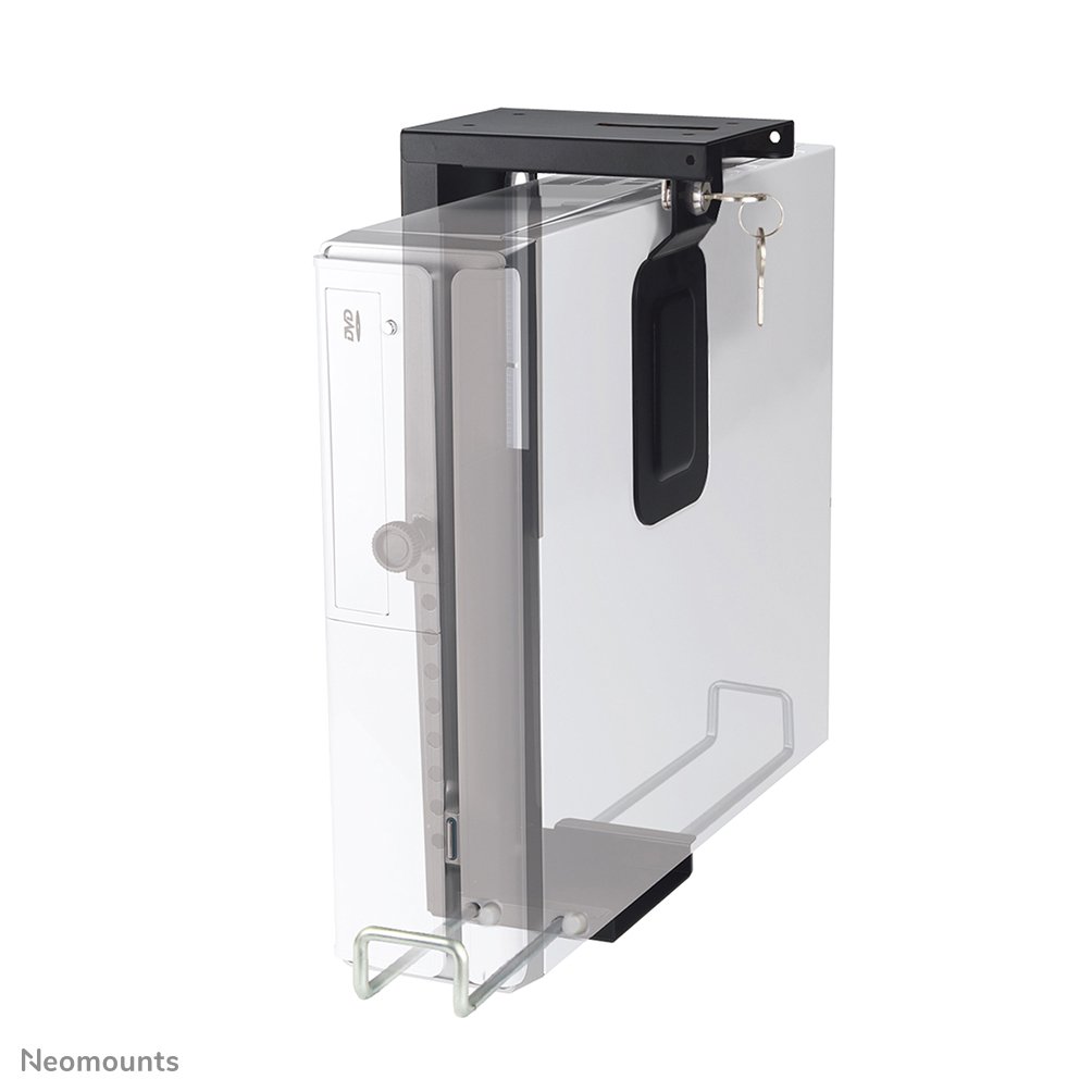 Support pour unité centrale Neomounts CPU-D075BLACK/LK, jusqu'à 10 kg, fixé