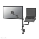 Neomounts DS20-425BL2 monitor arm, 17 to 27 inch, up to 8 kg, VESA 75x75 to 100x100