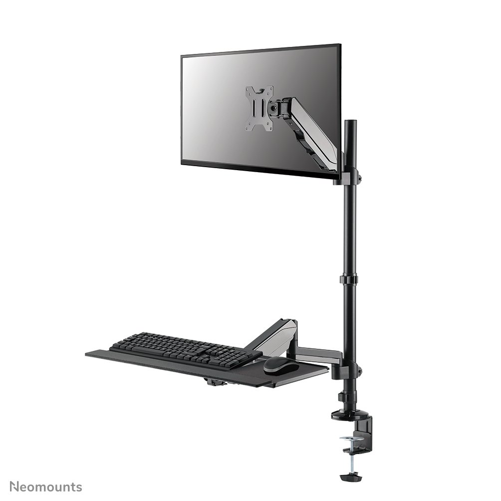Neomounts DS90-325BL1 Monitorarm, 17 bis 32 Zoll, bis 9 kg, VESA 75x75 bis 100x100, Voll beweglich