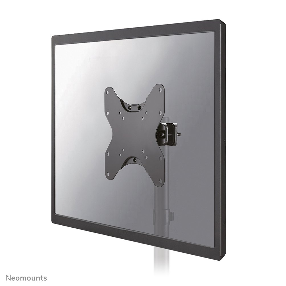 Support sur poteau pour écran Neomounts FL40-430BL12, 23 à 42 pouces, jusqu'à 25 kg, VESA 75x75 à 200x200, inclinaison