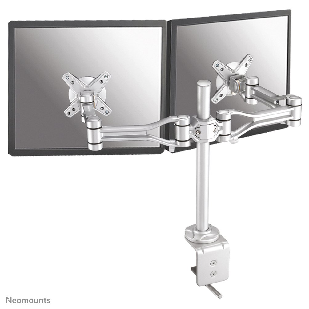 [FPMAD1030D] Bras support d'écran Neomounts FPMA-D1030D, 10 à 24 pouces, jusqu'à 7 kg, 2 écrans, VESA 75x75 à 100x100