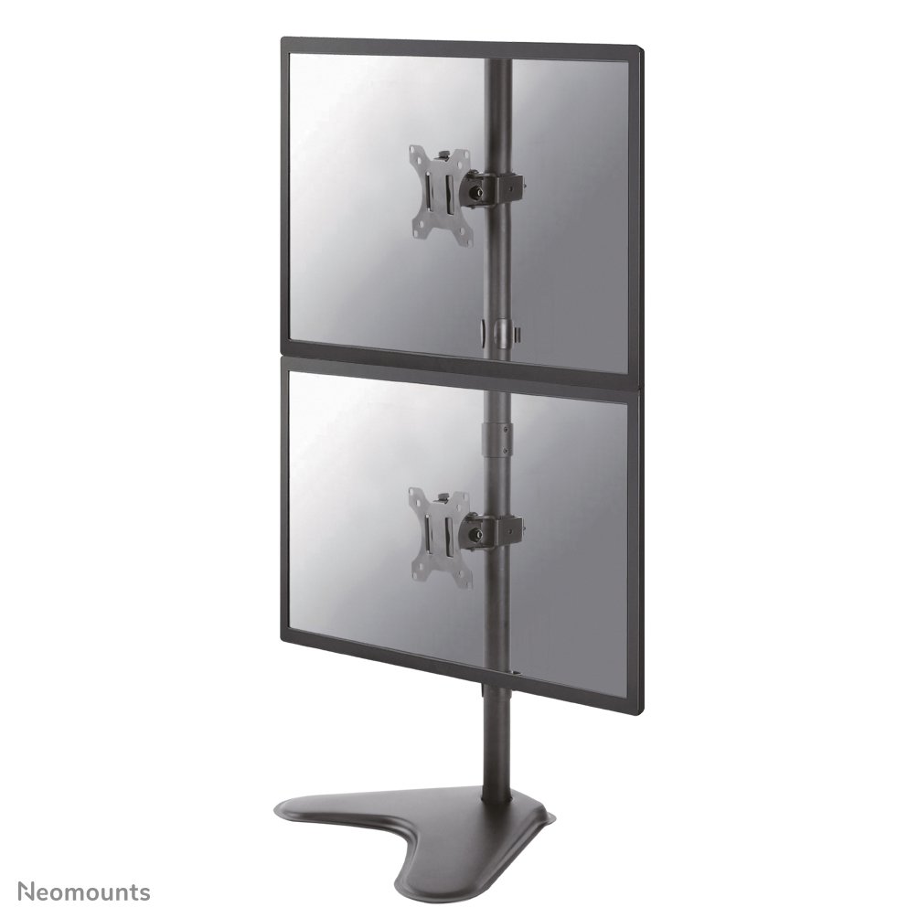 Pied support d'écran Neomounts FPMA-D550DDVBLACK, 10 à 32 pouces, jusqu'à 6 kg, 2 écrans, VESA 75x75 à 100x100