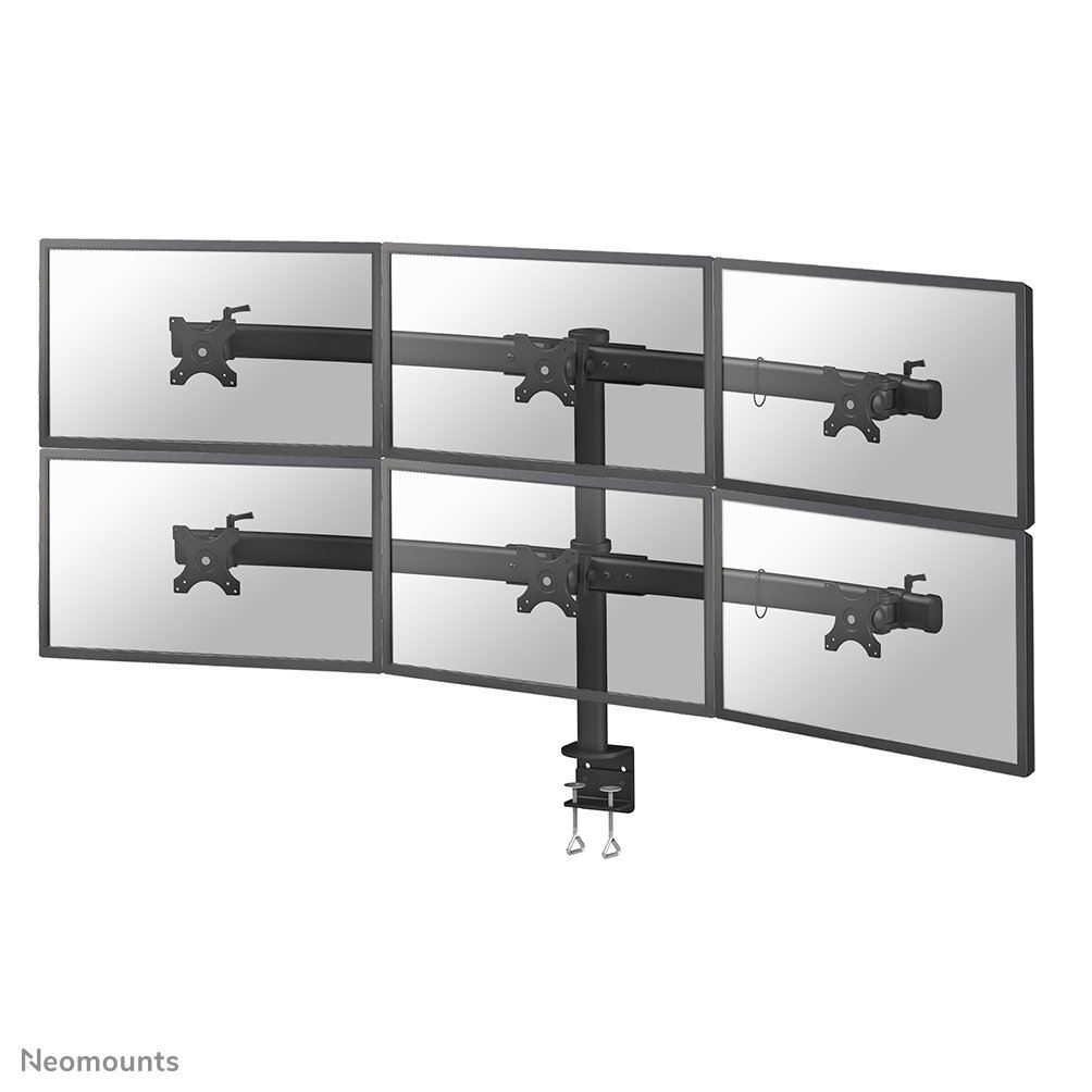 [FPMAD700D6] Neomounts FPMA-D700D6 monitor arm, 19 to 27 inch, up to 8 kg, 6 screens, VESA 75x75 to 100x100