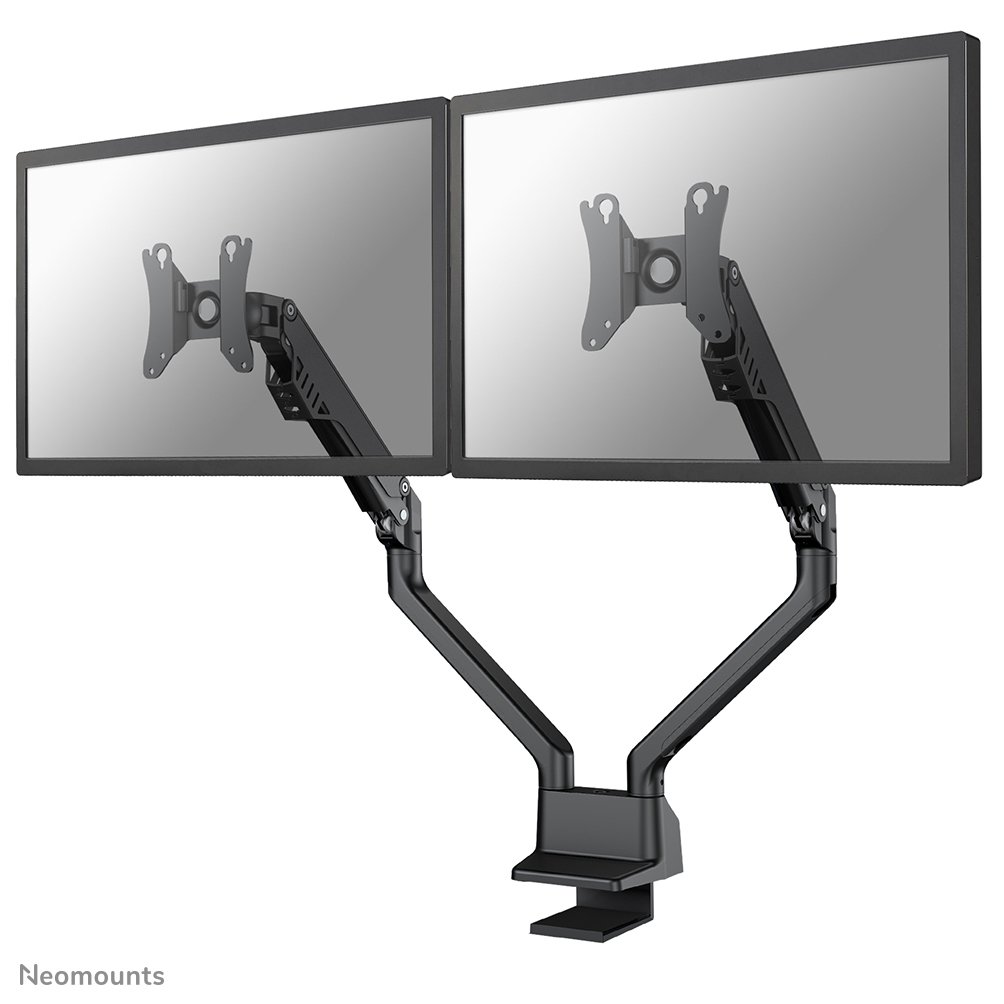 Bras support d'écran Neomounts FPMA-D750DBLACK2, 10 à 32 pouces, jusqu'à 8 kg, 2 écrans, VESA 75x75 à 100x100