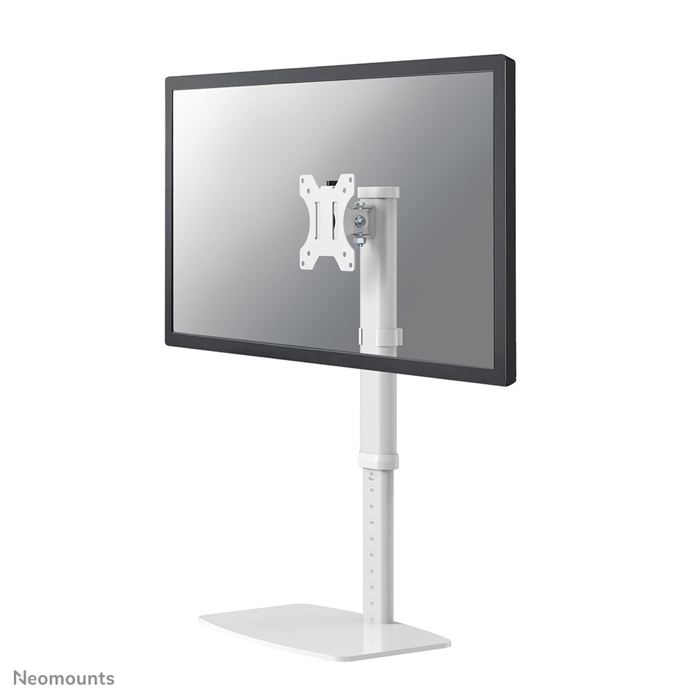 [FPMAD890WHITE] Pied support d'écran Neomounts FPMA-D890WHITE, 10 à 30 pouces, jusqu'à 6 kg, VESA 75x75 à 100x100, inclinaison, rotation