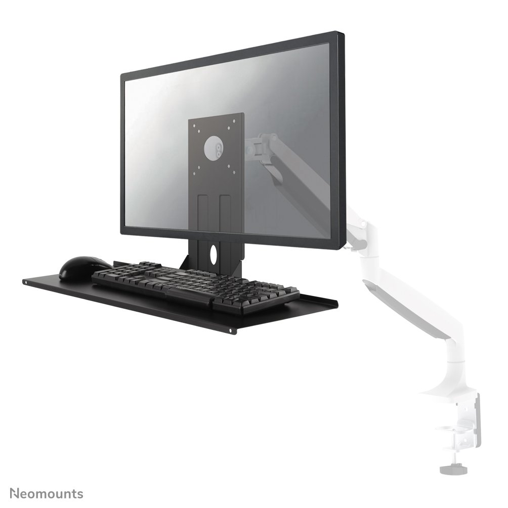 Neomounts KEYB-V200BLACK desk accessory, 32 inch, up to 2 kg, VESA 75x75 to 100x100, Fixed