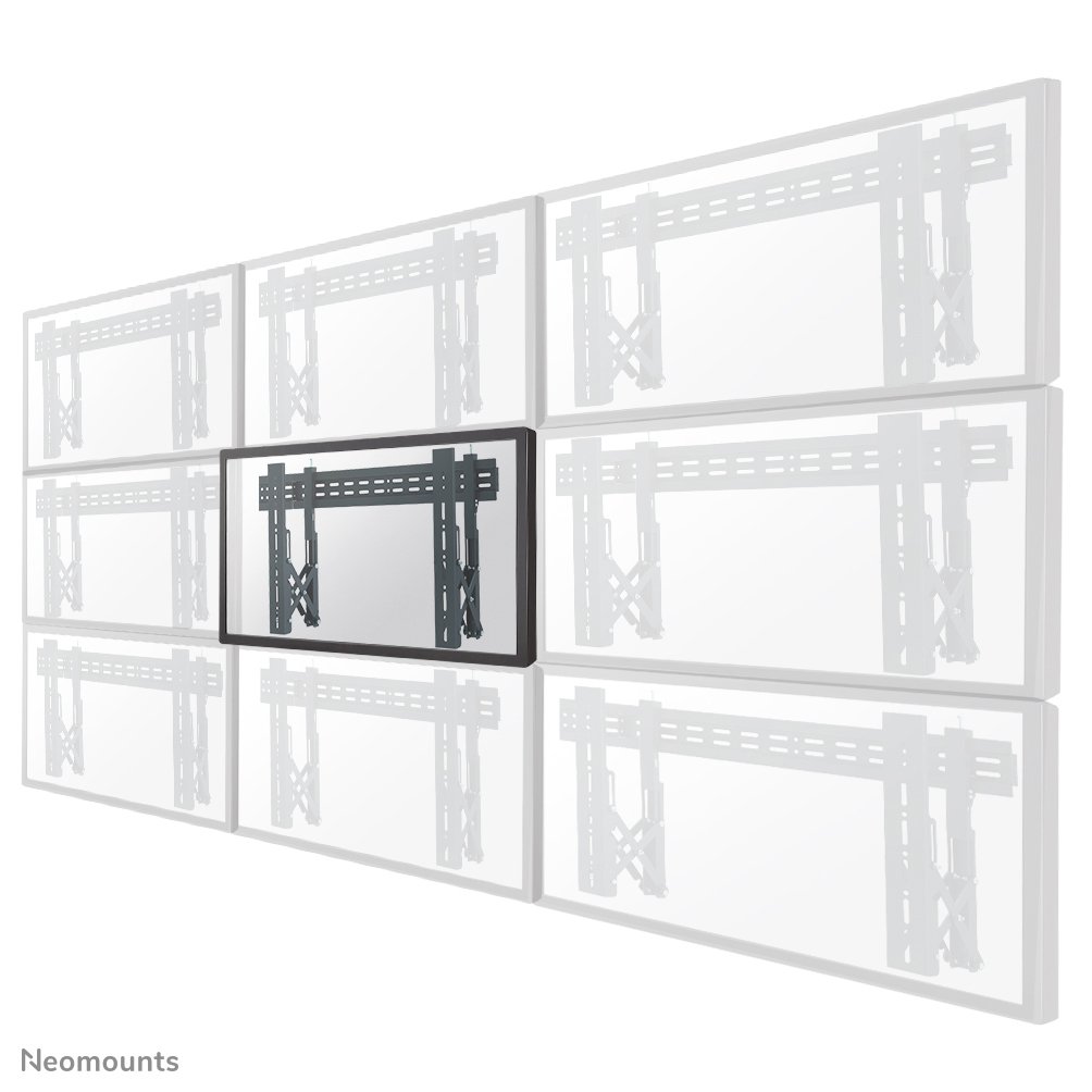 Neomounts LED-VW1000BLACK Videowall-Halterung, 40 bis 75 Zoll, bis 50 kg, VESA 200x200 bis 600x400, Fixiert