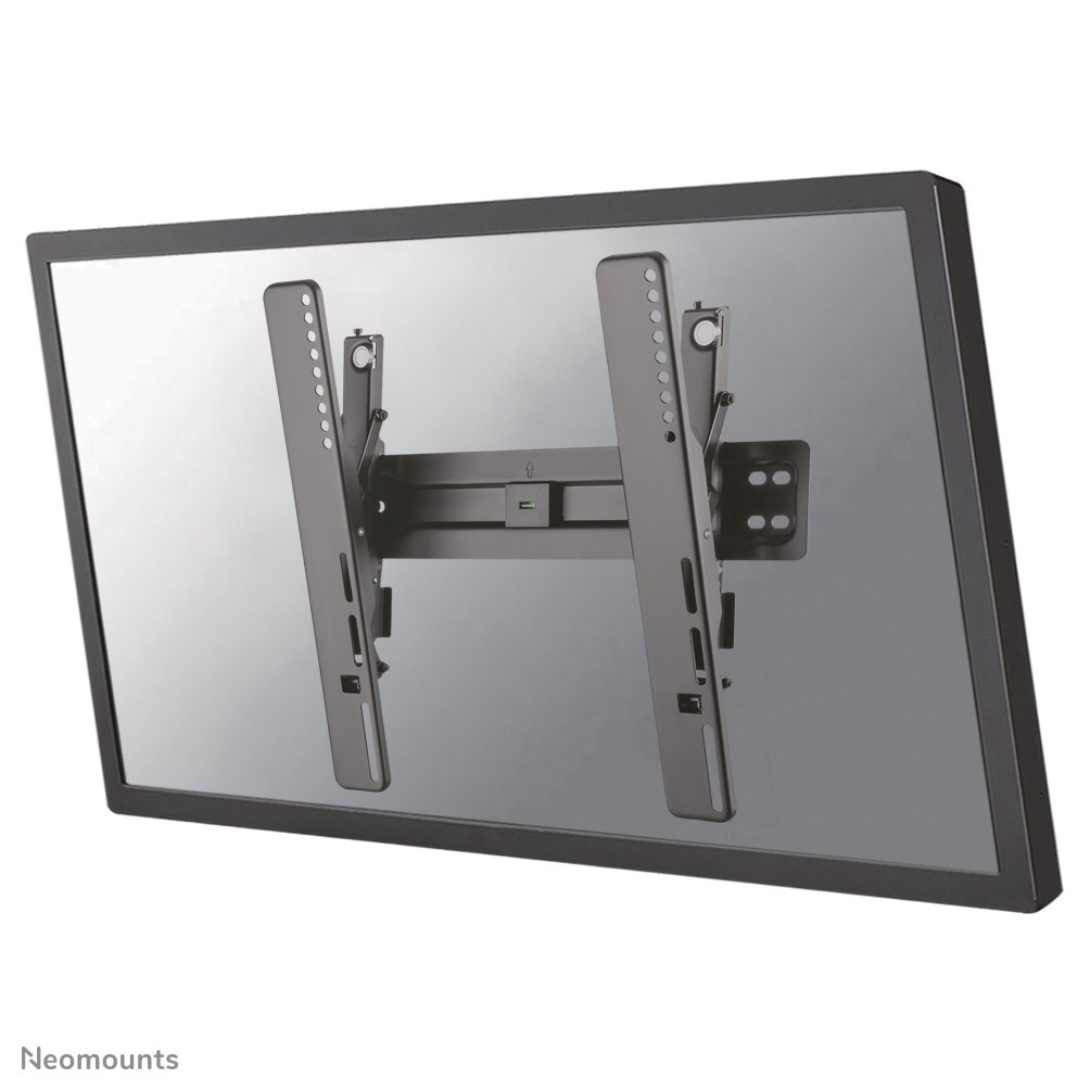 Support mural pour écran Neomounts LED-W450BLACK, 32 à 55 pouces, jusqu'à 35 kg, VESA 100x100 à 400x400, inclinaison
